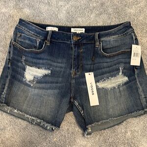 Vigoss Women's Distressed Denim Shorts